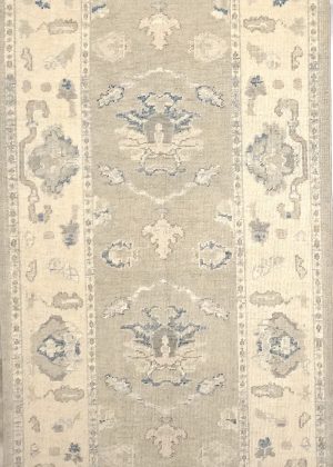 Decorative Hand Knotted Wide&Short Runner Rug