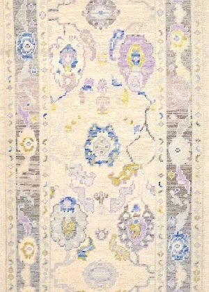 Hand Knotted Decorative Wide&Long Runner Rug