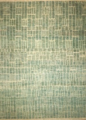 Hand Knotted Moroccan Style Room Size Rug