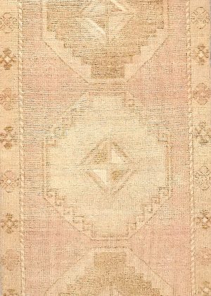 Decorative Hand Knitted Vintage Runner Rug