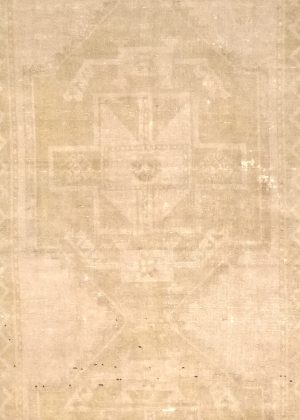 Vintage Hand Knotted Long Runner Rug