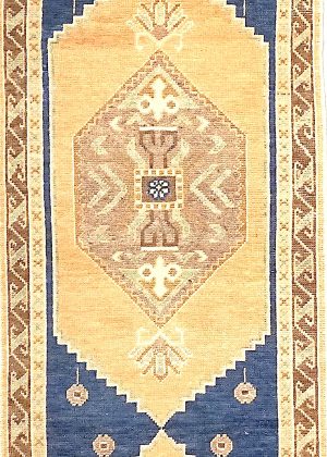 Hand Knotted Long Decorative Runner Rug
