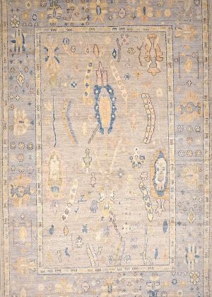 Hand Knotted Decorative Small Room Rug